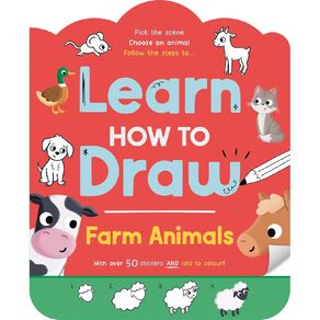 Flip And Draw: Learn How To Draw Farm Animals