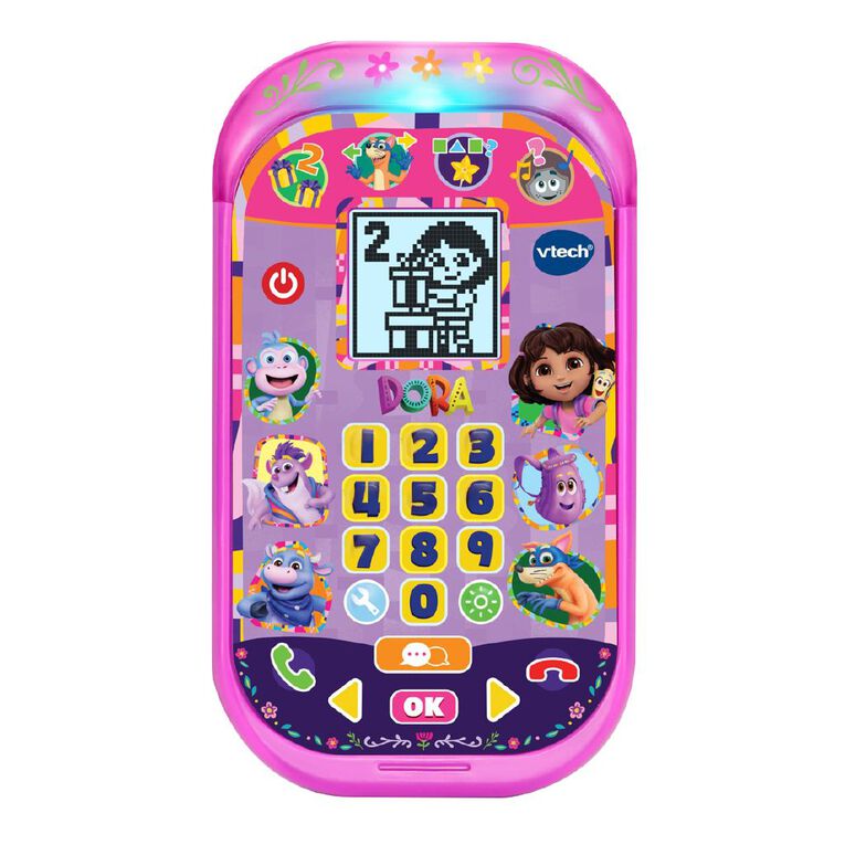 Vtech Dora Explore & Learn Phone, , hi-res