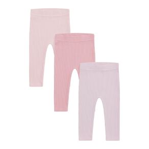 Young Original Baby's Rib Leggings 3 Pack