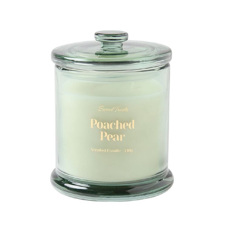 Living & Co Sweet Treats Scented Candle Poached Pear, , hi-res