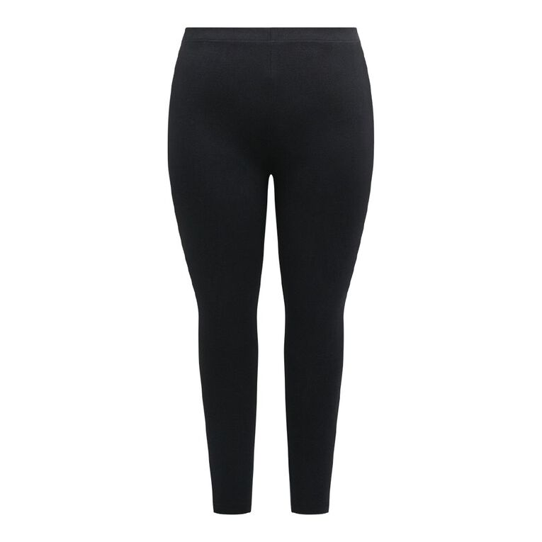 H&H Curve Women's Long Leggings, Black, hi-res