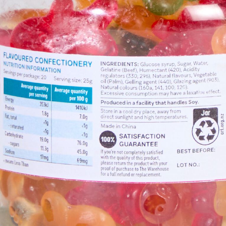 Nice Gingerbread Shaped Gummies 500g, , hi-res
