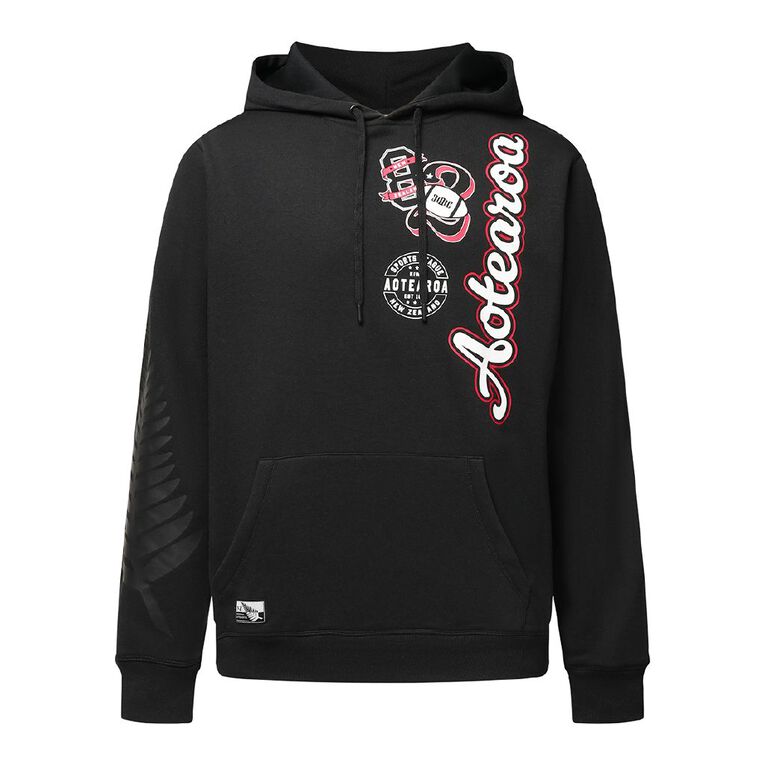 Active Intent Supporter Fleece Hoody, Black, hi-res