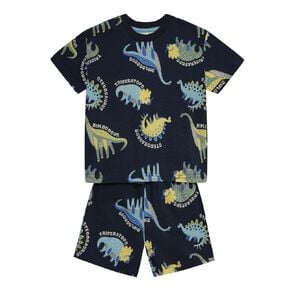 H&H Boys' Tee and Shorts Pyjama Set