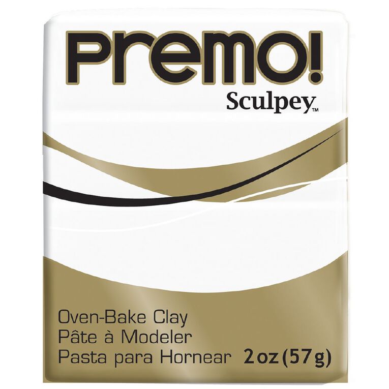 Sculpey Premo Accent Clay 57g White, , hi-res