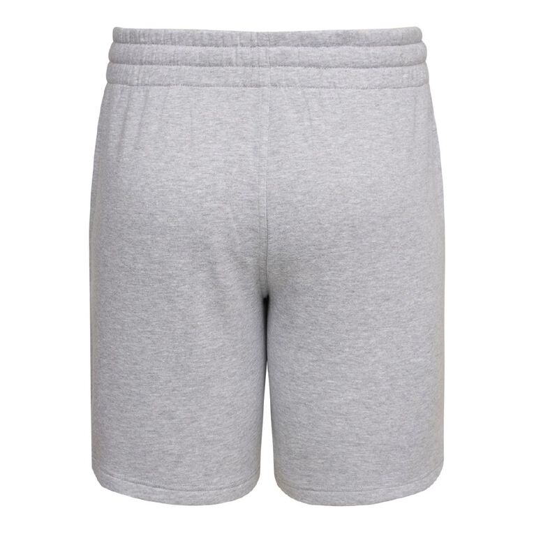 H&H Men's Plain Knit Shorts, Grey Marle, hi-res
