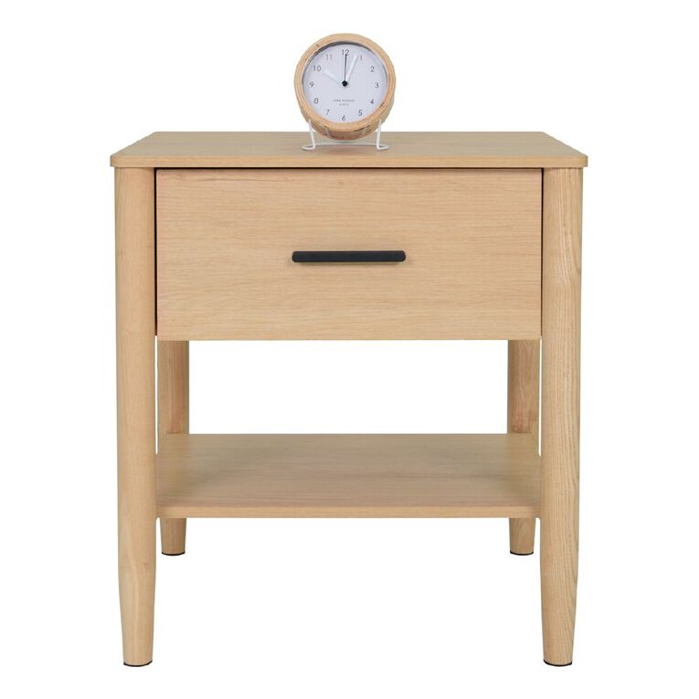 Living & Co Emerson Bedside Table Natural, , hi-res