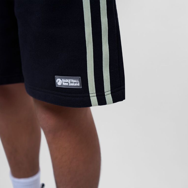 Basketball NZ Sweat Shorts, Black, hi-res
