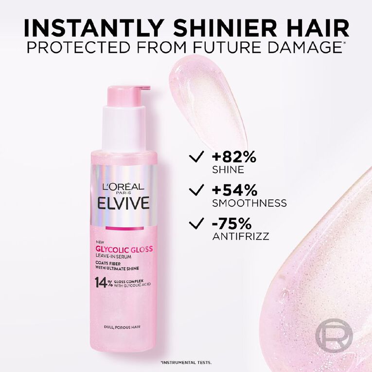 L'Oreal Paris Glycolic Gloss Leave In Hair Treatment 150ml 150ml, , hi-res