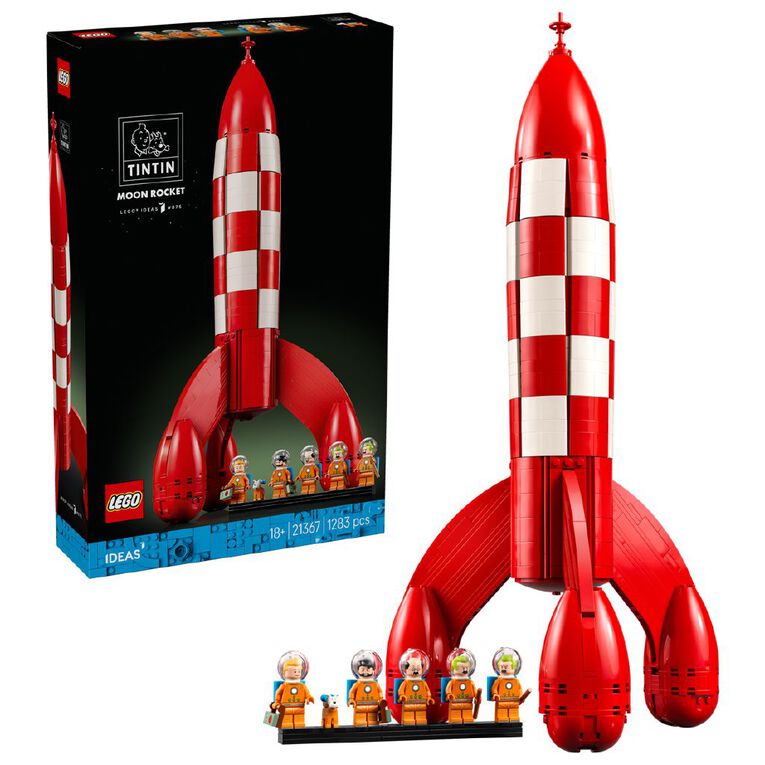 LEGO IDEAS Tintin Moon Rocket 21367, , hi-res