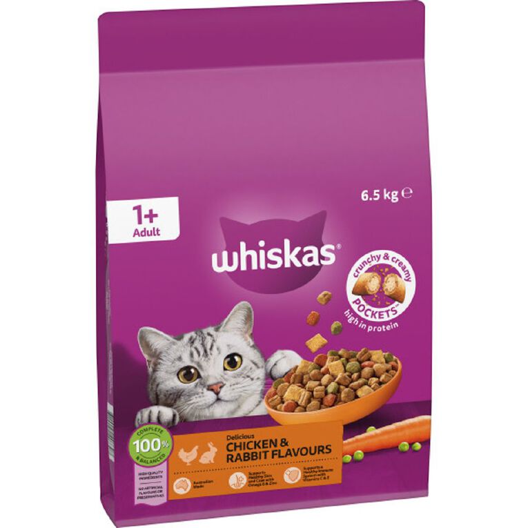Whiskas Vita-Bites Chicken and Rabbit 6.5kg, , hi-res