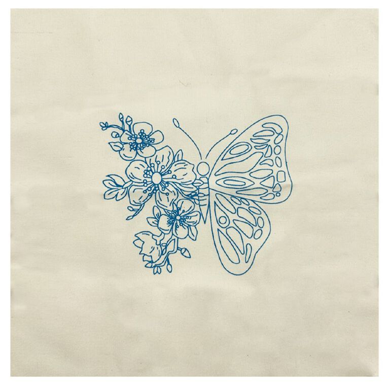 Uniti Embroidery Kit Butterfly, , hi-res