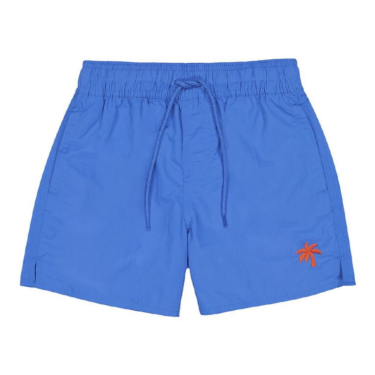 Young Original Nylon Swim Shorts, Blue, hi-res