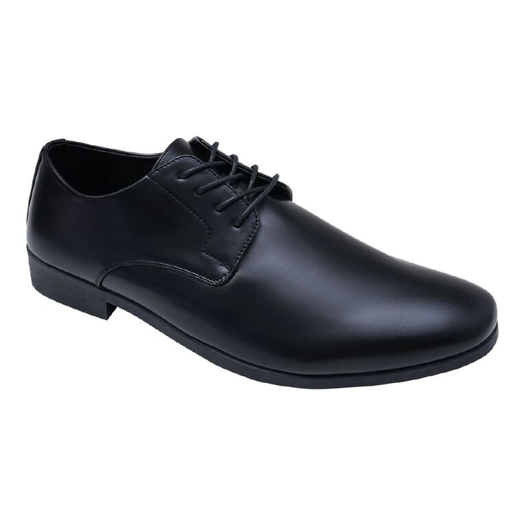 H&H Men's Tony Lace up Dress Shoes Black The Warehouse