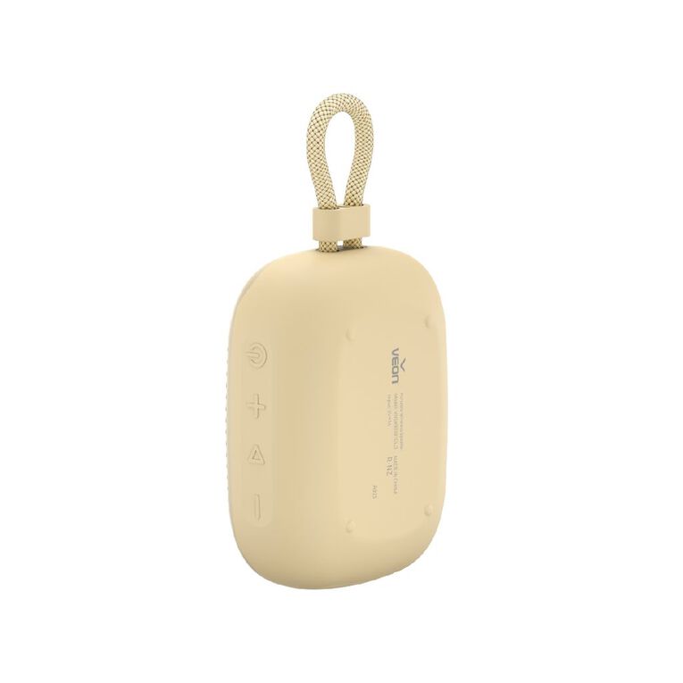 Veon IPX6 Waterproof Portable Speaker VNSK931BTGLD Gold, , hi-res