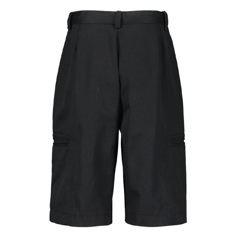 Schooltex Unisex Shorts, Black, hi-res