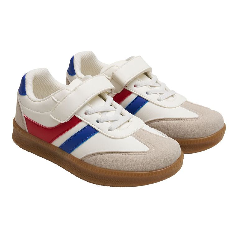 Active Intent Senior Kids' Milwakee Sneakers, White, hi-res