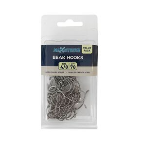 Maxistrike 4/0 Beak Hook Value Pack (70 per pack)
