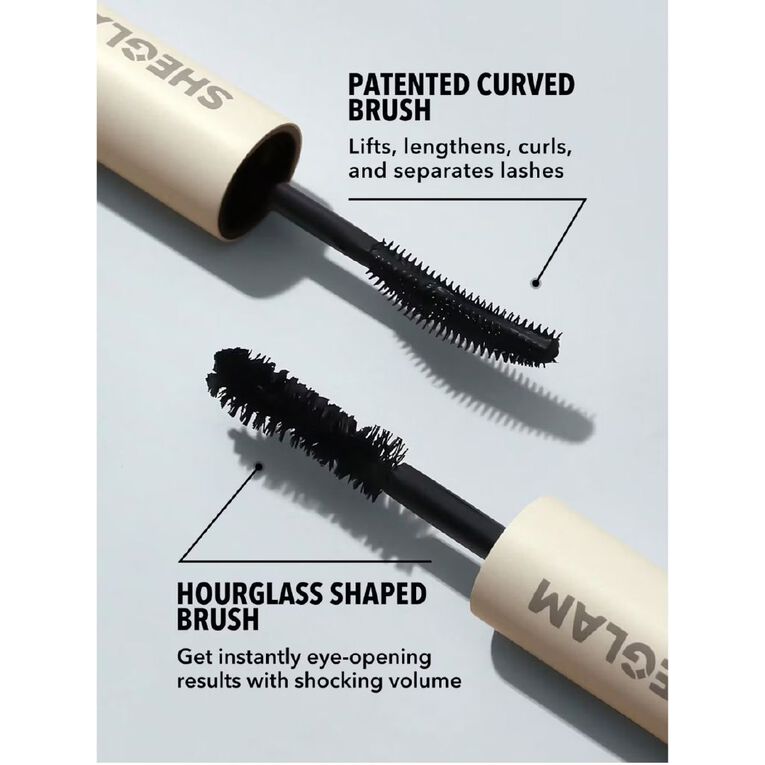 Sheglam All In One Volume And Length Mascara Washable Black 8g, , hi-res