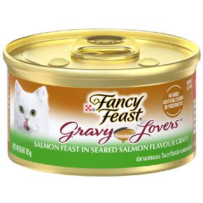 Fancy Feast Wet Cat Food Gravy Lovers Salmon 85g 85g