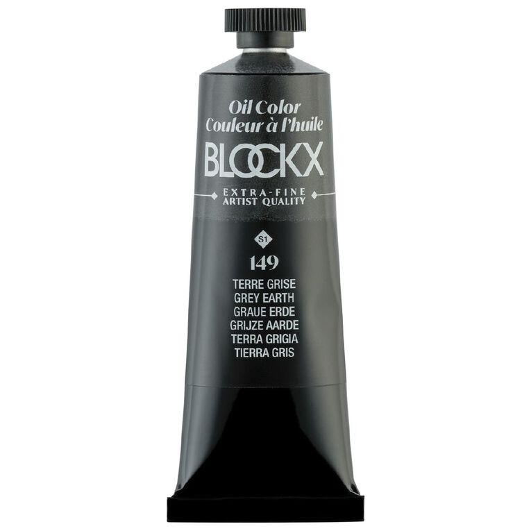 BLOCKX Oil Tube 35ml S1 149 Earth Grey Grey, , hi-res