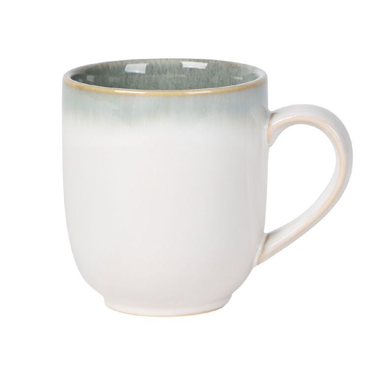Living & Co Kai Glazed Mug Green, , hi-res
