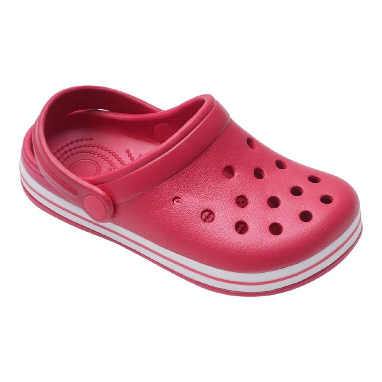 Young Original Senior Kids' Jack Frog Clog Shoes, Red, hi-res