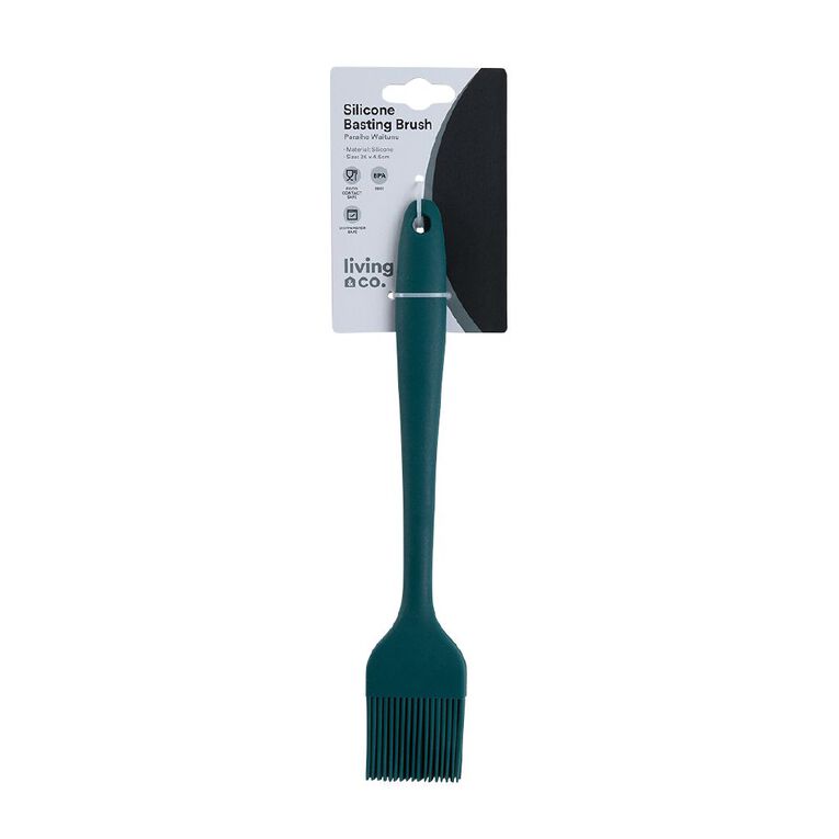 Living & Co Silicone Basting Brush Green Dark, , hi-res