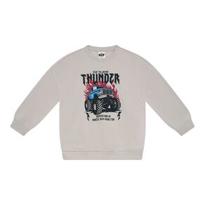 Young Original Print Crew Sweatshirt