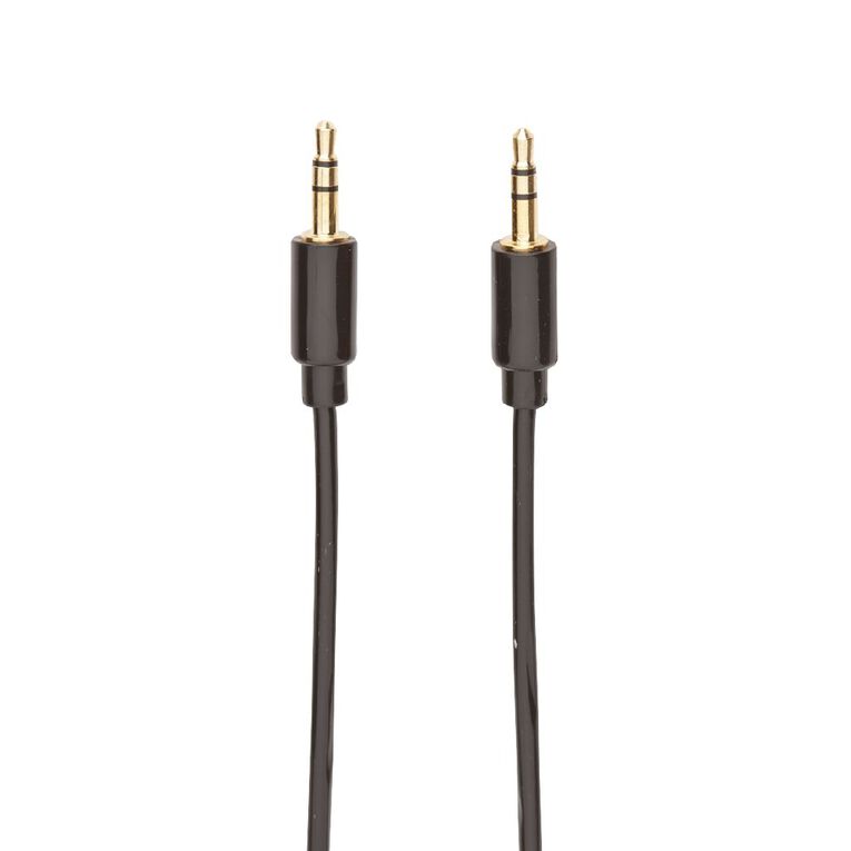 Tech.Inc 3.5mm-3.5mm Aux Cable 1m Black, , hi-res