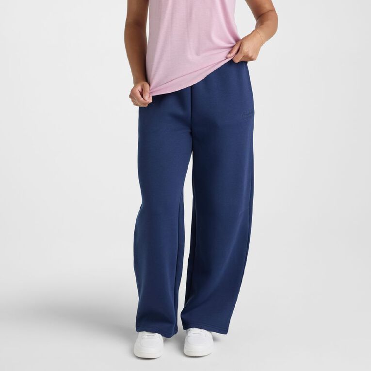 Lonsdale Women's Barrel Leg Pants, Blue Dark, hi-res