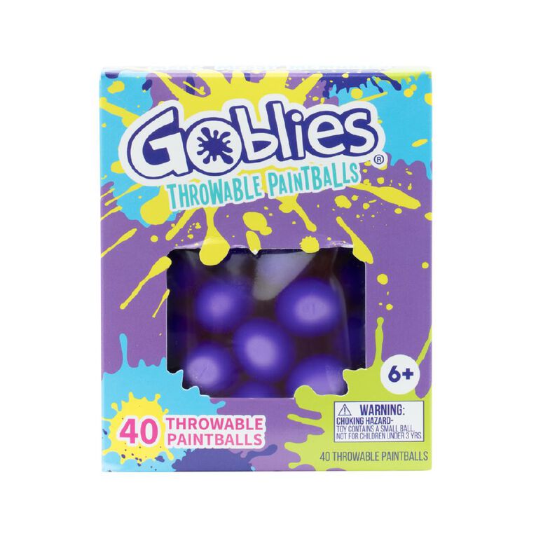 Goblies Throwable Paintballs 40 Pack Purple Mid, , hi-res