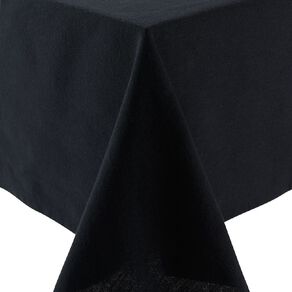 Living & Co Rectangle Tablecloth Black 150cm x 225cm