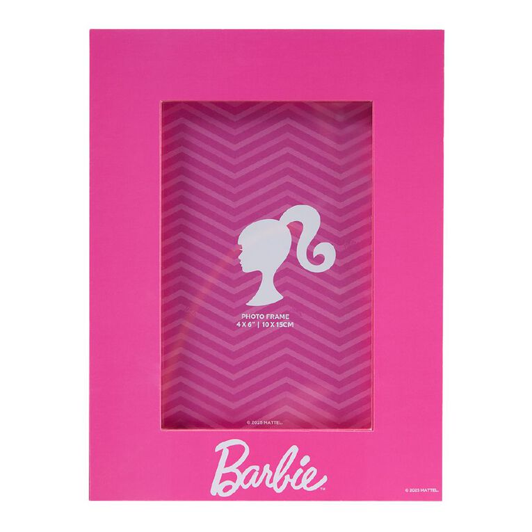 Barbie Picture Frame 10 x 15cm Pink, , hi-res