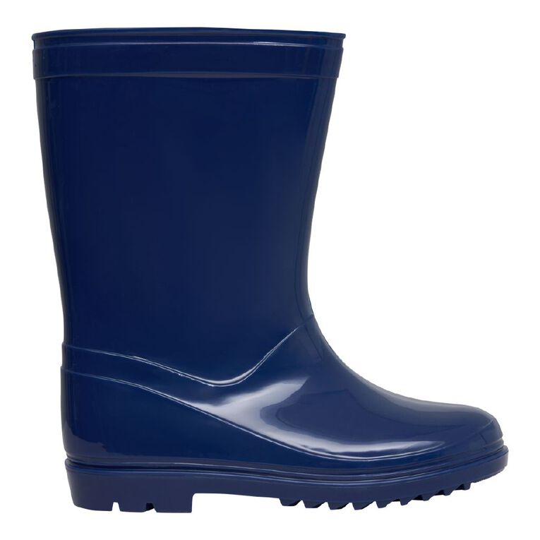 Young Original Senior Kids' Puddle Gumboots, Navy, hi-res