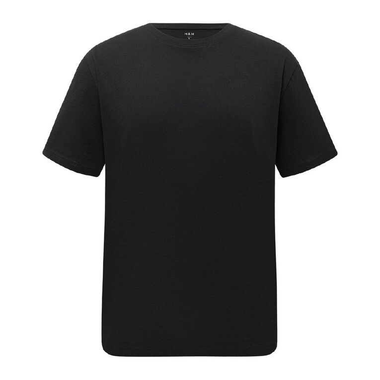 H&H Men's Crew Neck Short Sleeve Plain Tee