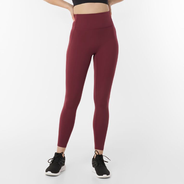 Active Intent Women's Ultra High Leggings, Red Dark, hi-res