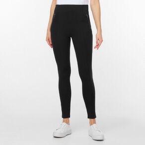 H&H Women's Zip Detail Ponte Pants