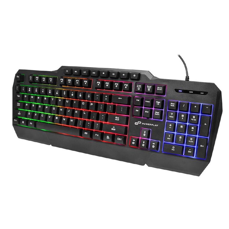 PowerPlay E-Blue Polygon Gaming Keyboard, , hi-res
