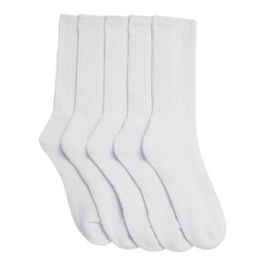 Active Intent Men's Cushioned Crew Socks 5 Pack