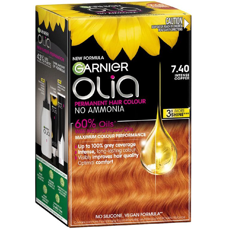 Garnier Olia Hair Colour Intense Copper 7.40, , hi-res