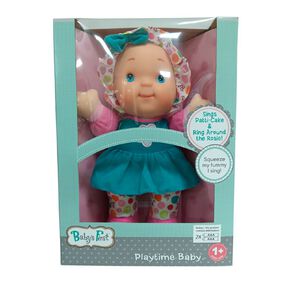 Baby's First Playtime Baby 12 Inch Baby Doll with Sound Assorted