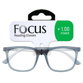 Focus Reading Glasses Harper +1.00 Grey Light