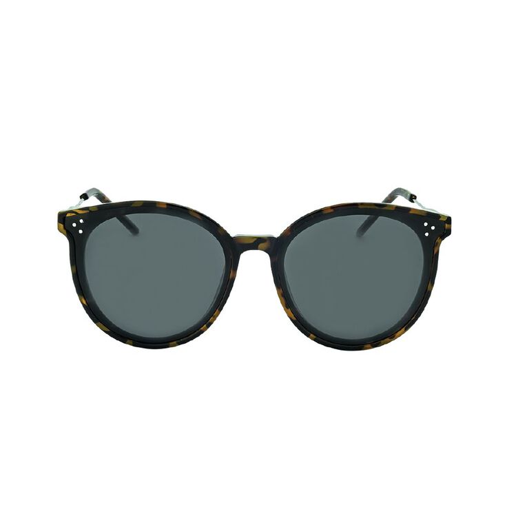 H&H Women's Tort Round Sunglasses, Grey Mid, hi-res