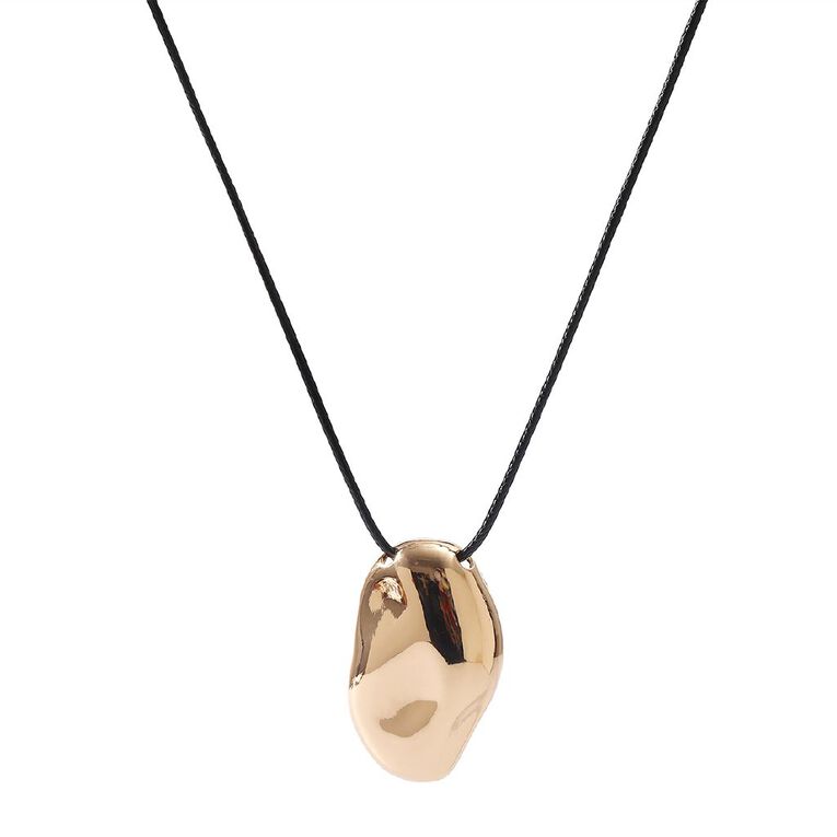 H&H Irregular Pendant Gold Necklace, , hi-res