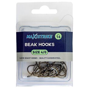 Maxistrike Beak Hooks 4/0 16 Pack