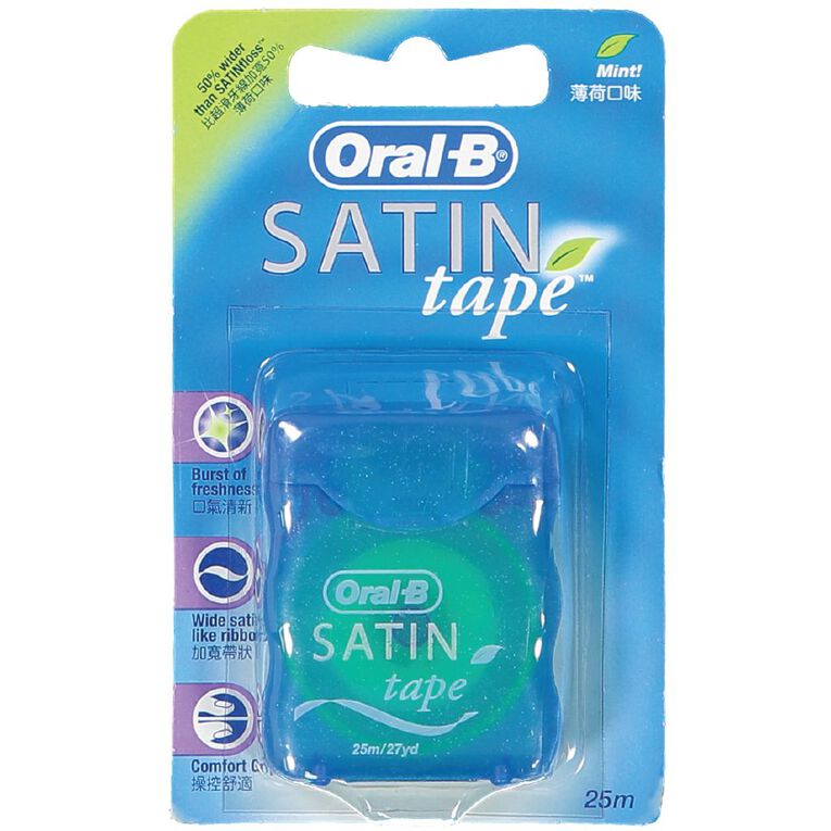 Oral-B Satin Tape Mint 25m, , hi-res
