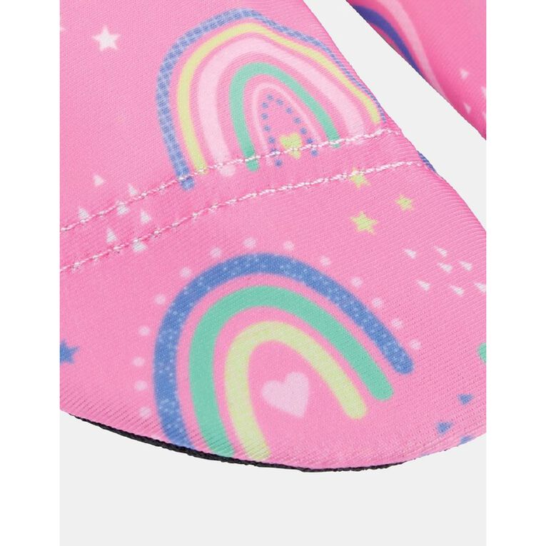 Zoggs Rainbow Antislip Socks Magenta, , hi-res