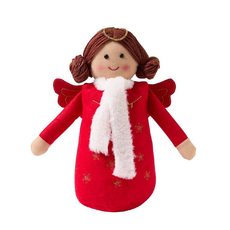 Wonderland Novelty Sitting Angel Decoration, , hi-res