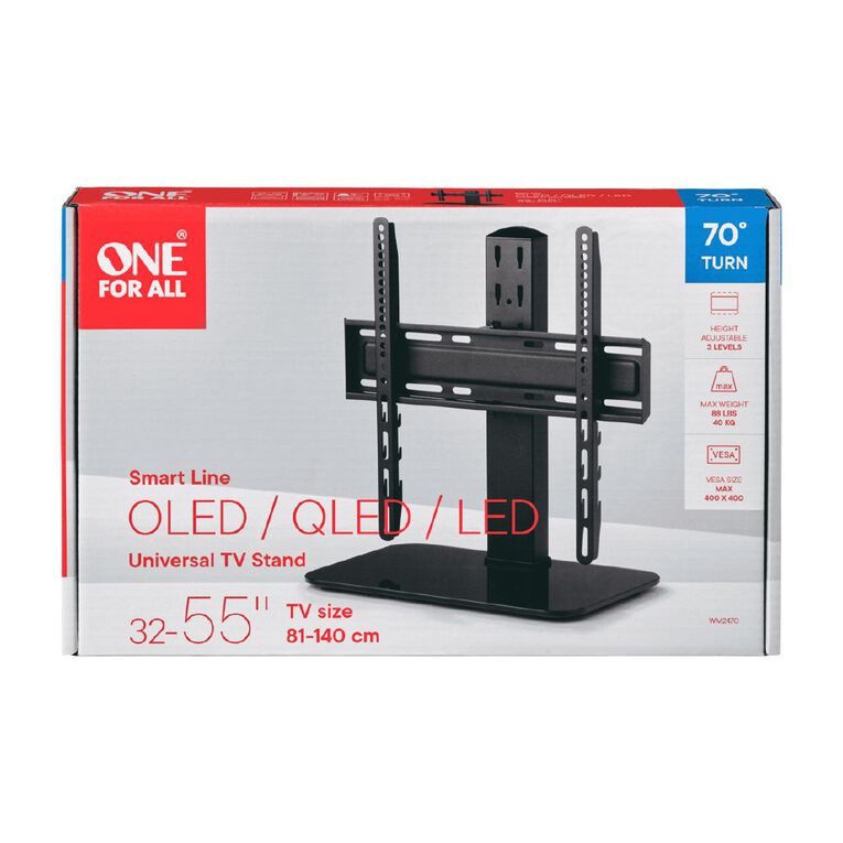 One for All Universal TV stand 32 to 55 Inches Black, , hi-res